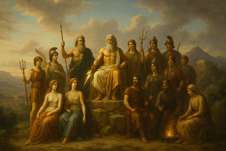 altgriechische Mythologie, Götter und Helden