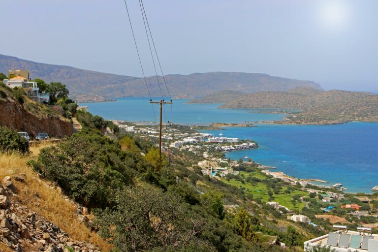 Blick auf Elounda und Olous, Kreta