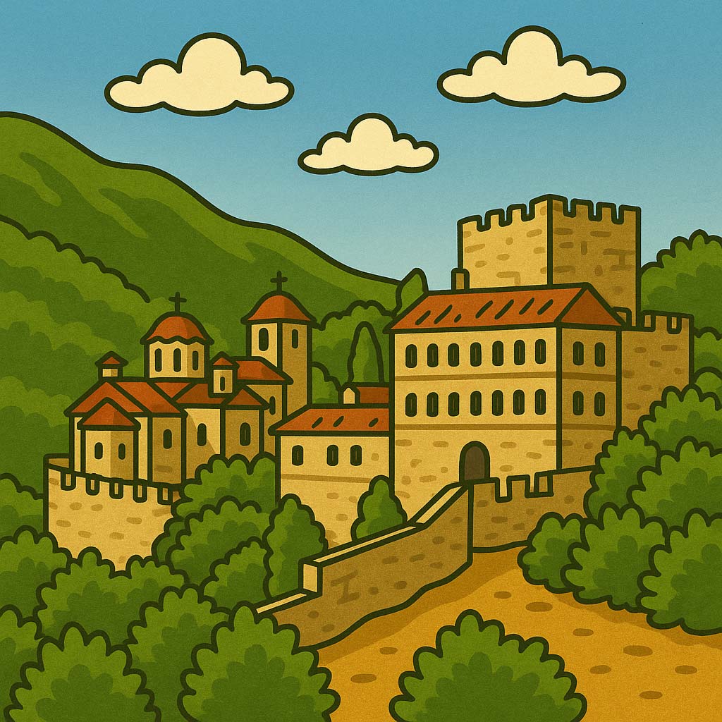 Klöster Mount Athos