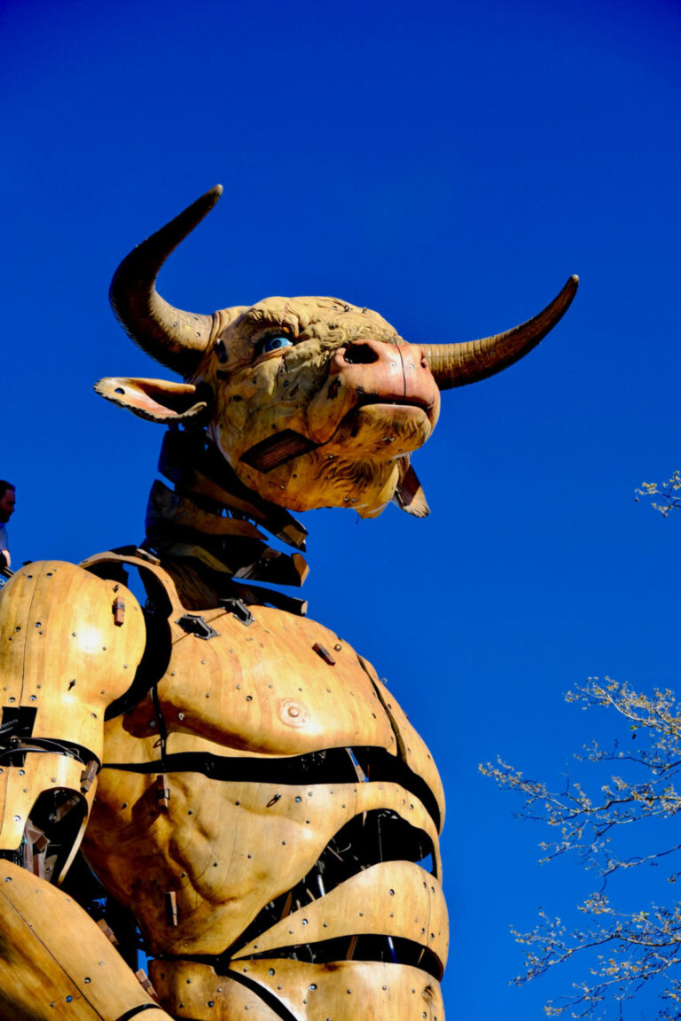 Minotaurus Kunstaktion in Toulouse