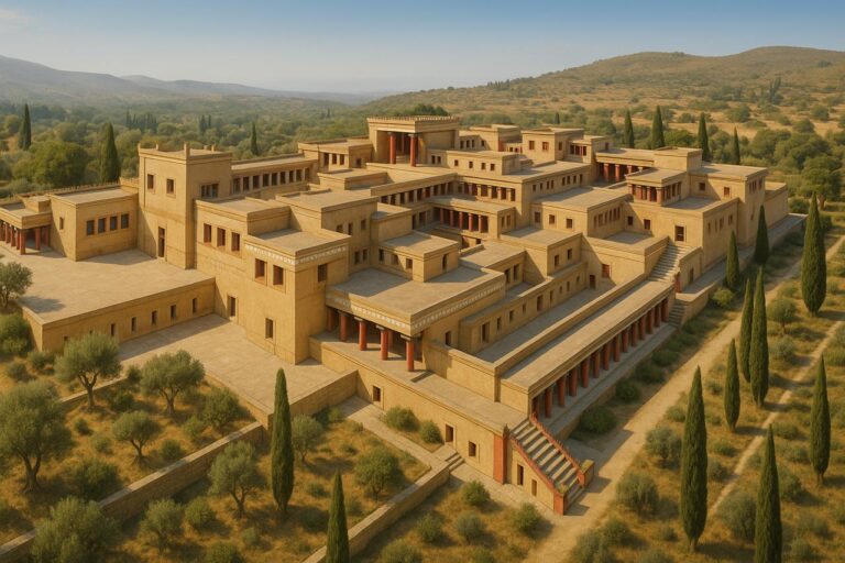 Palast von Knossos Darstellung