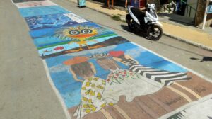 Street Painting in Matala